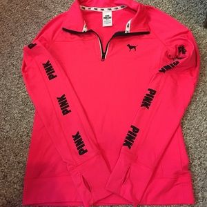 PINK ultimate half zip