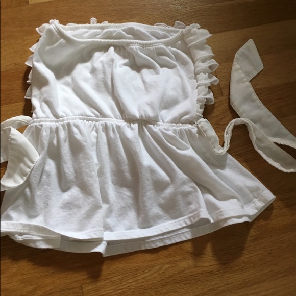 Hollister ruffle chiffon strapless top - Picture 3 of 4