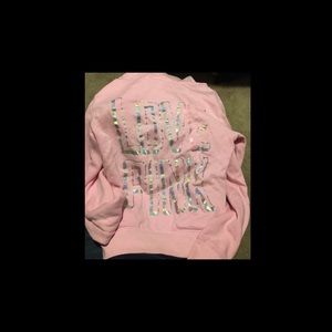 Vs pink zip up