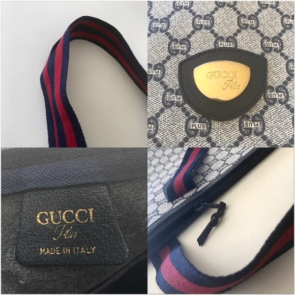🔴SOLD🔴Vintage GUCCI Plus GG Monogram Tote bag. - Picture 3 of 4