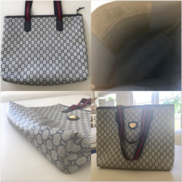 🔴SOLD🔴Vintage GUCCI Plus GG Monogram Tote bag. - Picture 2 of 4