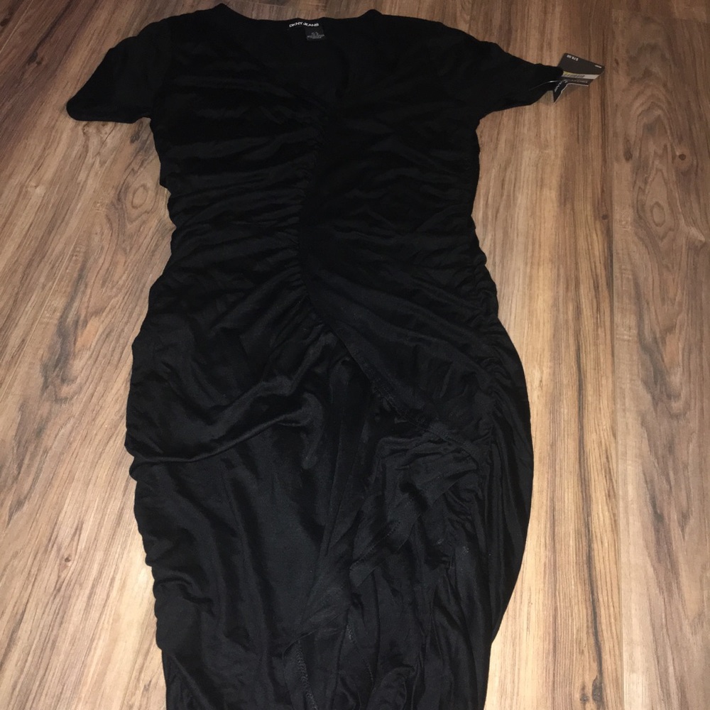 DKNY asymmetrical dress
