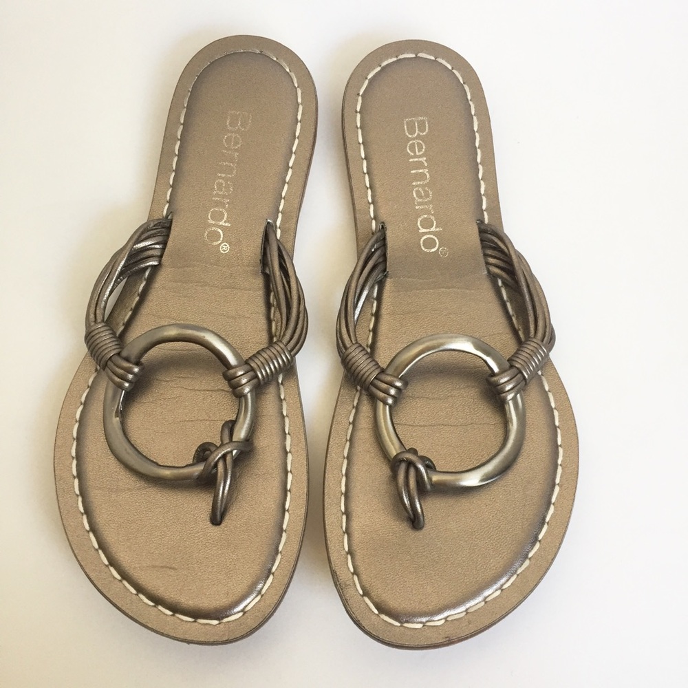 Bernardo Metallic Sandals