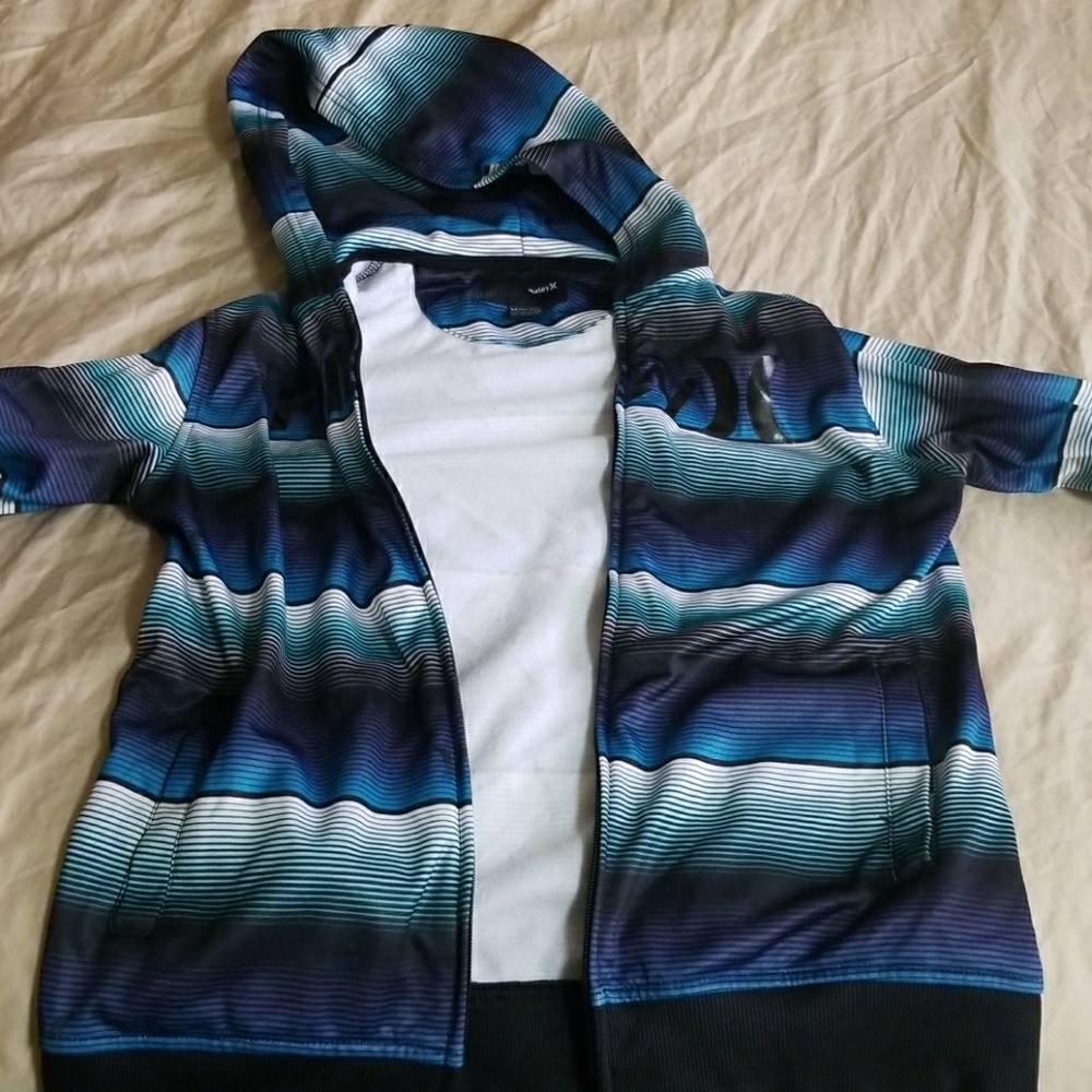 M Hurley zip up jacket
