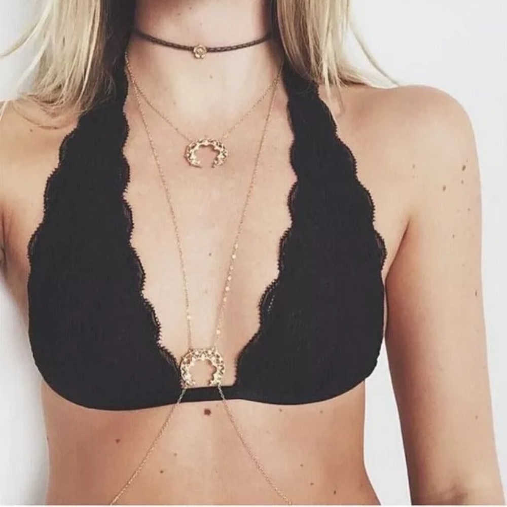 💕SALE 💕 Black Lace Bra Top