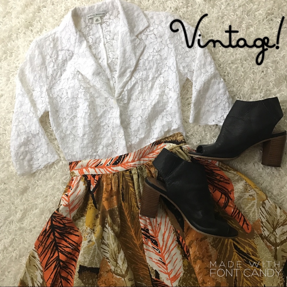 💋Lace Button Down Vintage XS Banana Republic 90s