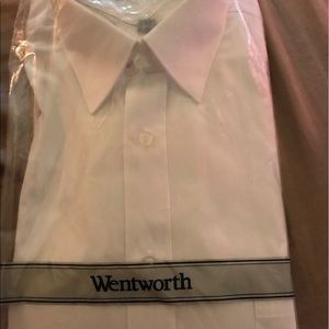 White Wentworth dress shirt brand new 16/34-35