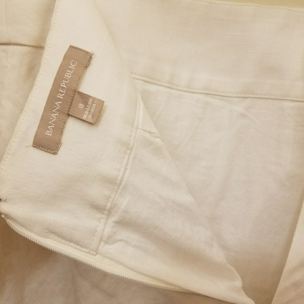 Banana republic 100% linen patio maxi skirt