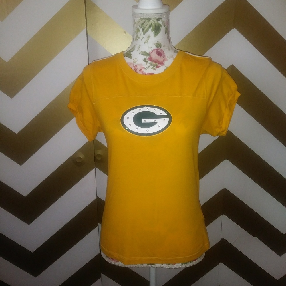 Greenbay packers tee with embellishments P3