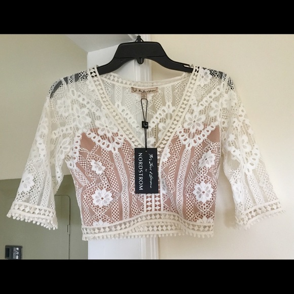 For Love And Lemons Tops - For Love & 🍋 crop top