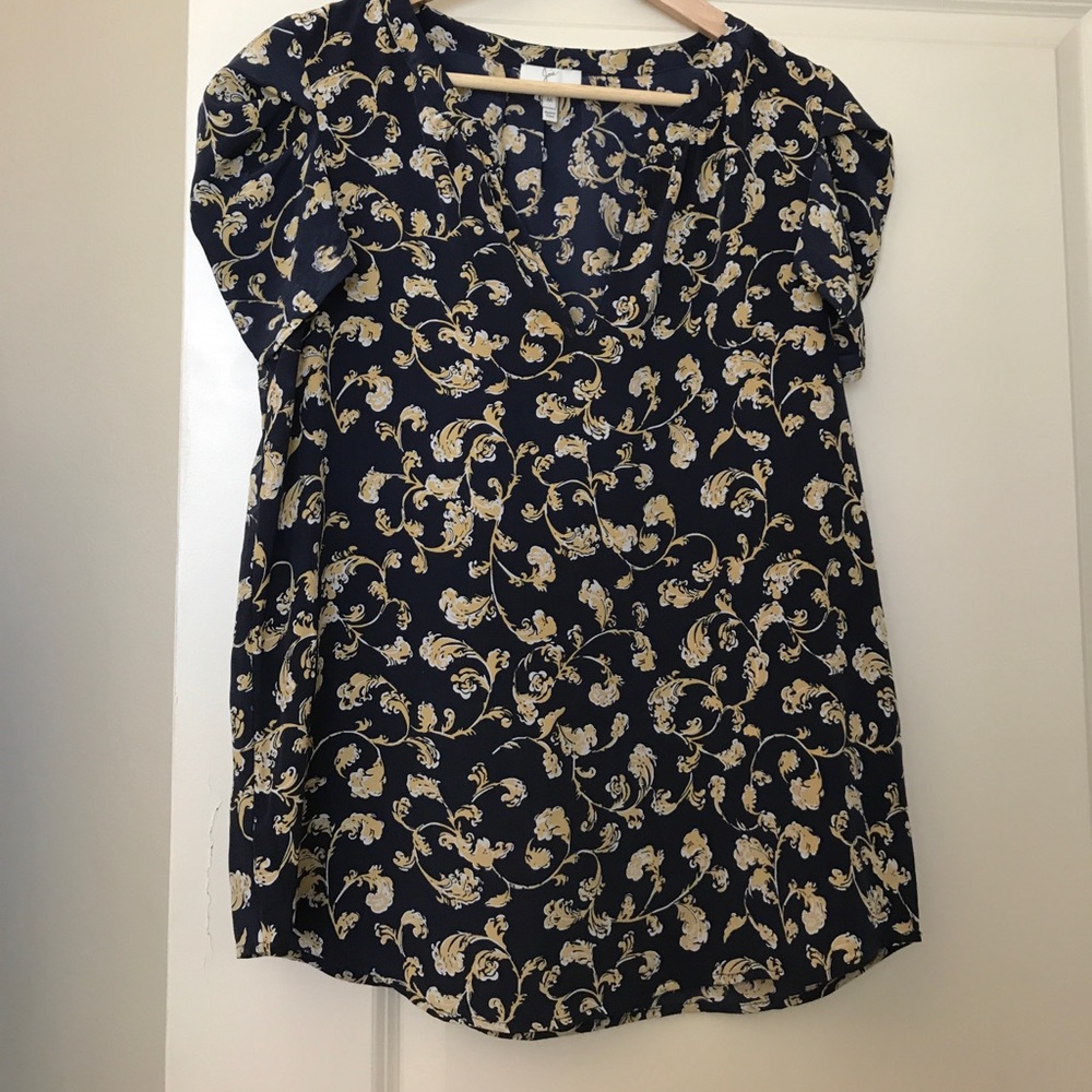 Joie silk blouse.