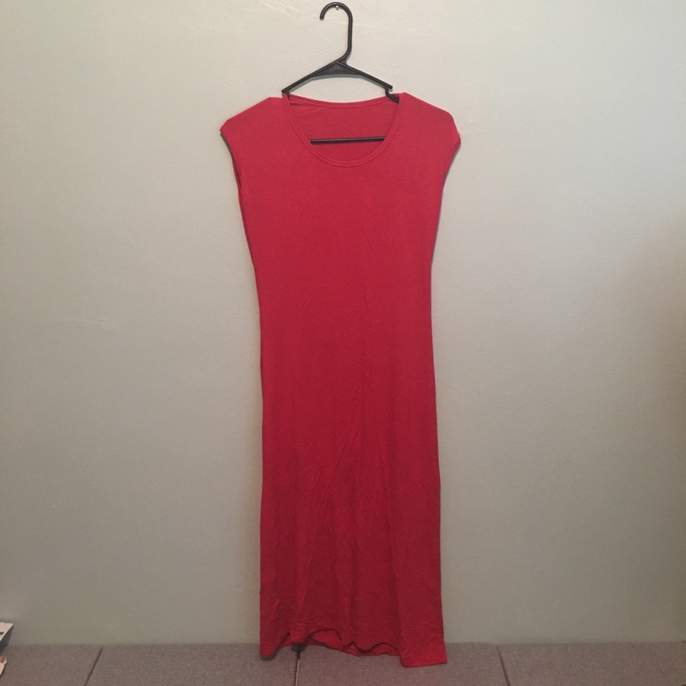 Maxi Red Hot Summer Dress