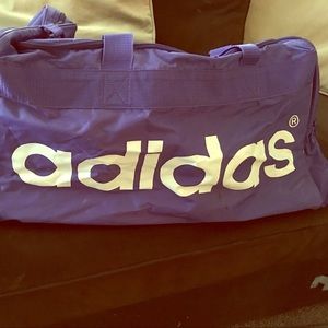 Purple Adidas gym bag (make me a offer)