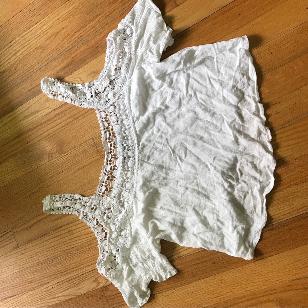 American Rag shoulder cut out top