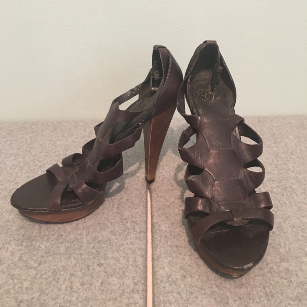 BCBG Generation Brown Heels