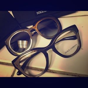 DOLCE &GABBANA EYE/Sunglasses SET AUTHENTIC