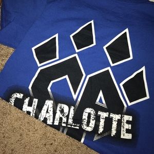 cheer athletics charlotte blue claw tshirt