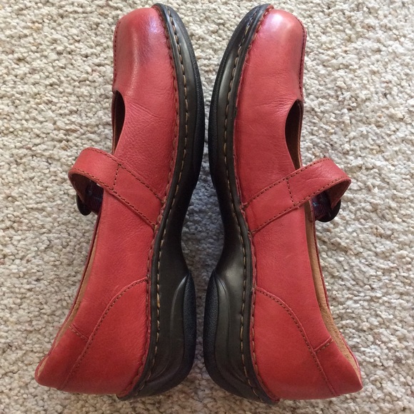 Born Shoes Born Codder Red Leather Mary Jane Flats Size Born Shoes Born Codder Red Leather Mary Jane Flats Size