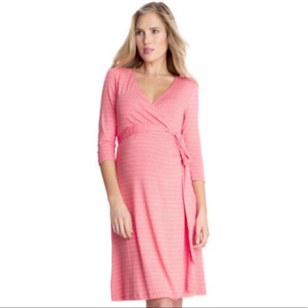 A Pea in the Pod Maternity Wrap Dress