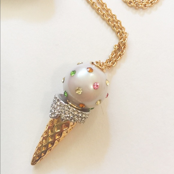 🎉Sale🎉NWT Kate Spade ice cream cone necklace - Picture 3 of 6