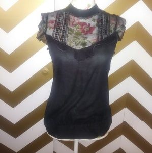 100% silk blouse laundry by shelli segal P3