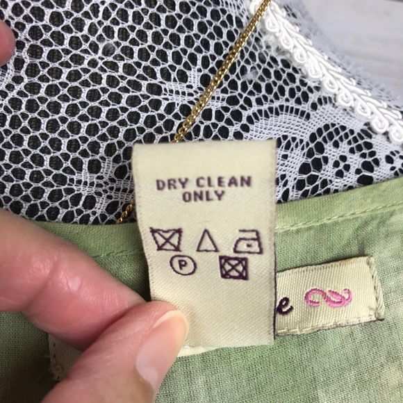 Free People Flowy Blouse *Green - Picture 8 of 8