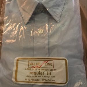 Men's dress shirt light blue Brand new 151/2-34/35