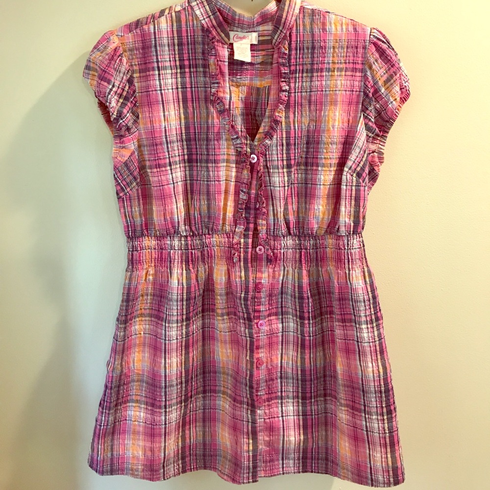 “End of Summer Sale” Candies Plaid  Shirt