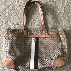 Authentic Coach Soft Brief Case.