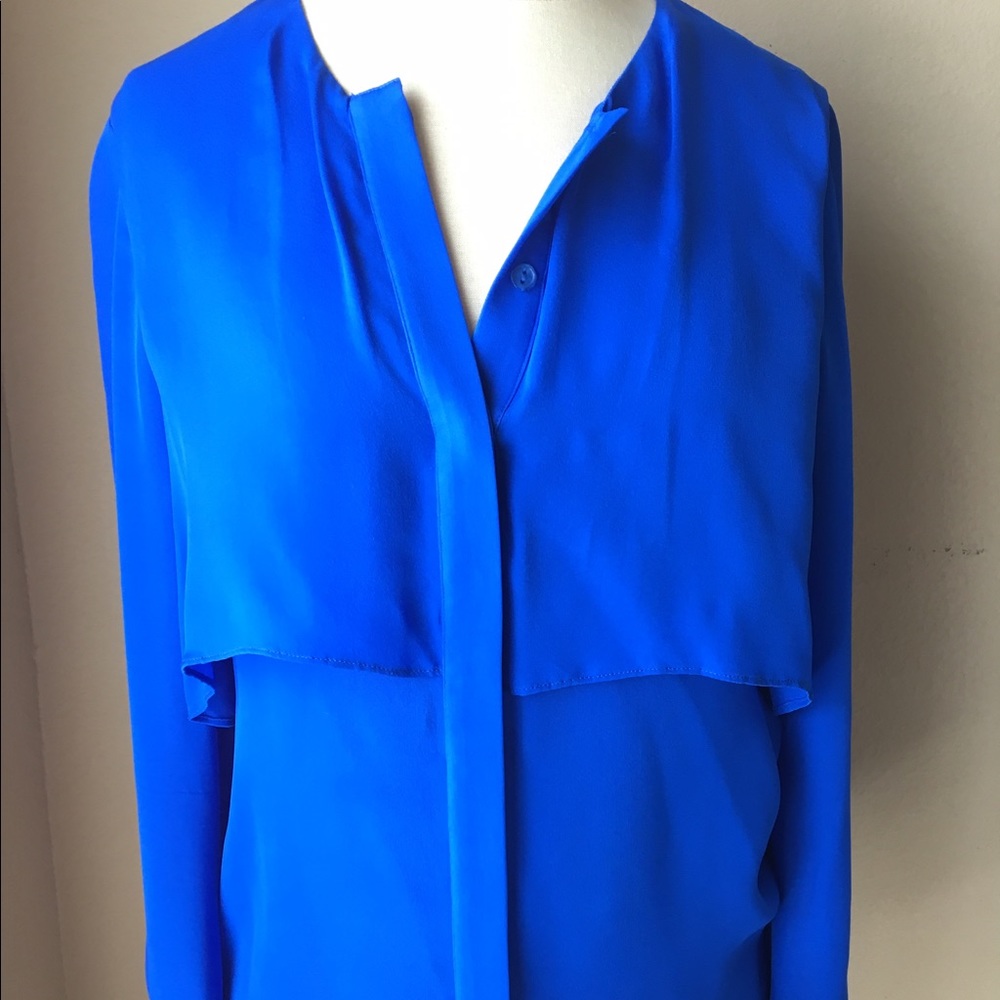 Parker from Anthropologie Silk Button Down,  XS