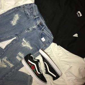 Distressed Brandy Melville Jeans