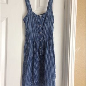 Wild Blue Polka Dot Dress