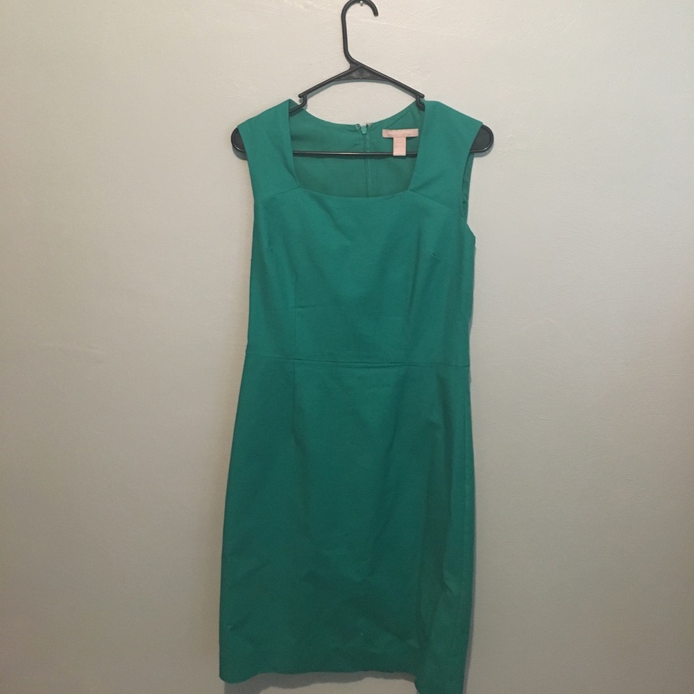 Banana Republic Emerald Green Work/Party Dress