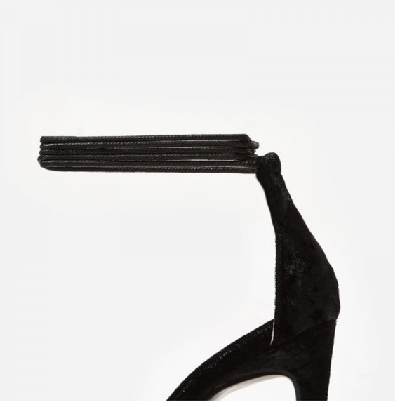 Ego Perrie Black Suede Perpex heels - Picture 5 of 8
