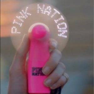 PINK Nation Light Up Fan