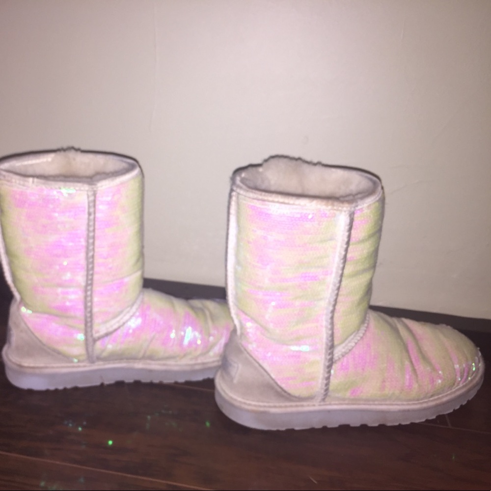 Sparkly White UGGS