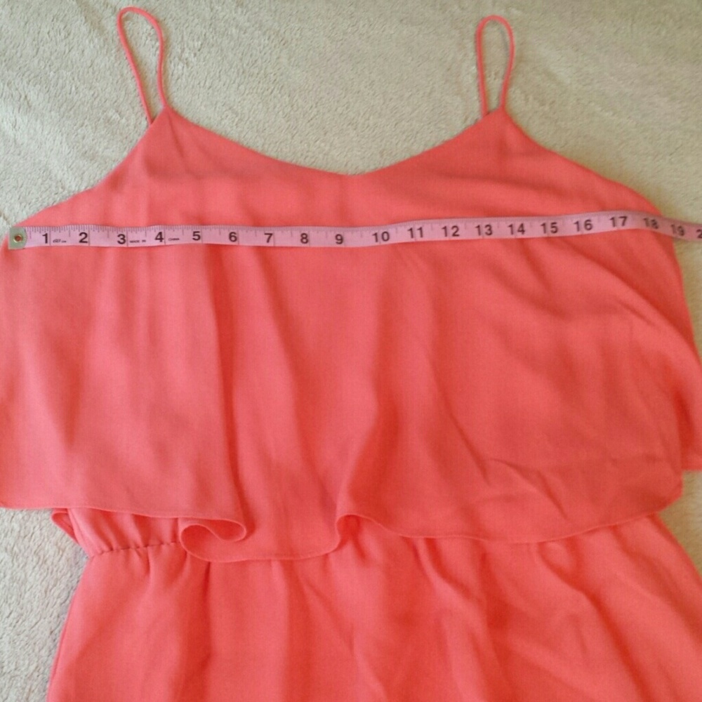 Mossimo Coral Maxi Dress. Size Med. EUC. - Picture 7 of 8