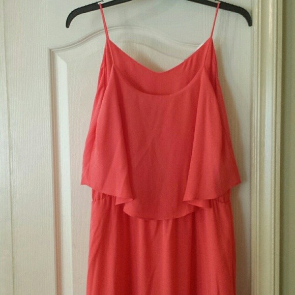 Mossimo Coral Maxi Dress. Size Med. EUC. - Picture 4 of 8