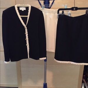St John - 3 piece suit, one jacket, 2 skirts