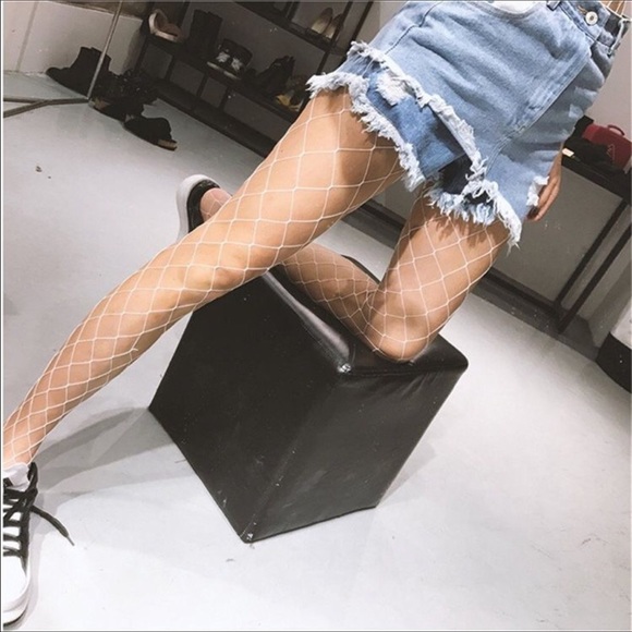 ❕White fishnet stockings ❕ - Picture 3 of 3