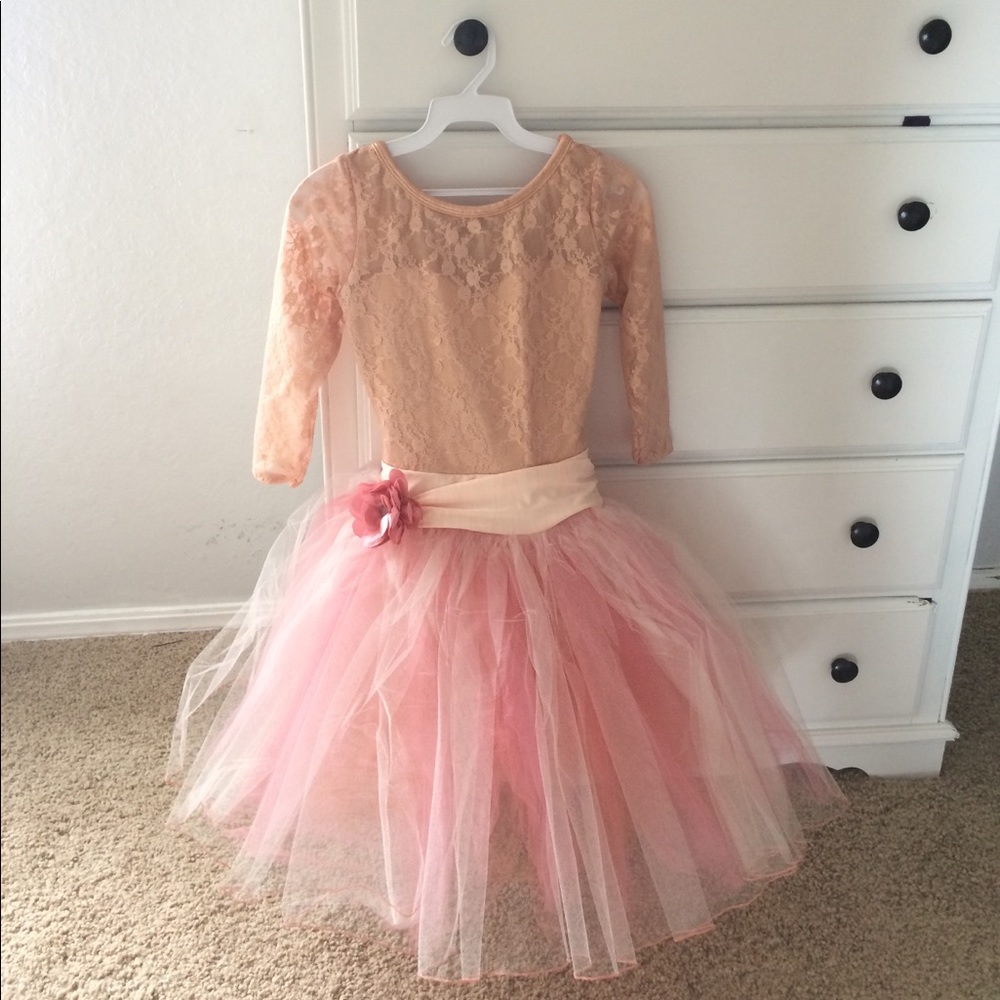 Ballet tutu pink/peach