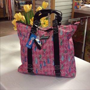 NWT Golf Club Pattern Summer Tote