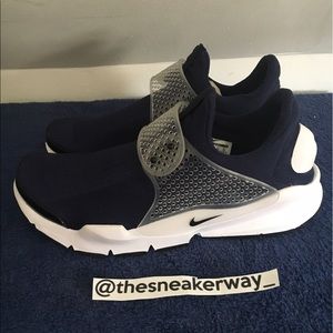 Nike sock dart navy blue  men's 11