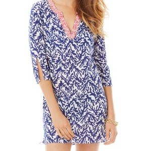 Lilly Pulitzer Courtney Tunic Dress Navy Treasure