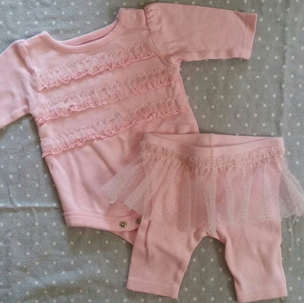 Pink Newborn Girls Set
