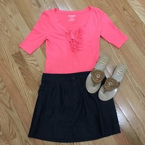 Peachy Pink 3-quarter sleeve top