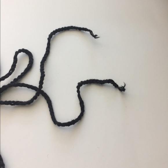 🌼Black Crochet Ankle/Toe Footless Sandal - Picture 5 of 6