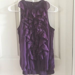 Ruffle tank