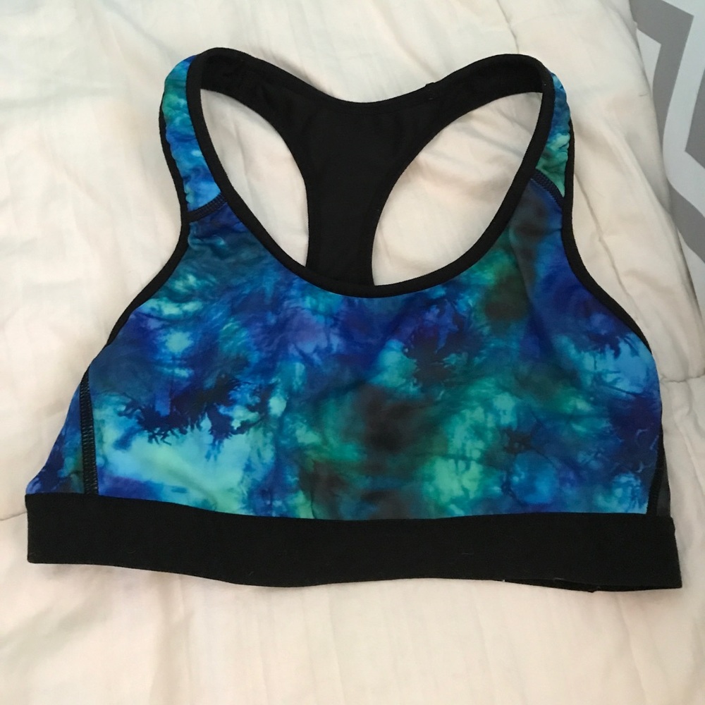 Galaxy Print Sports Bra