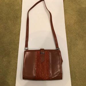 Gianni Versace vintage cross body leather bag